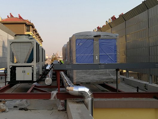 寫字樓空調(diào)機(jī)組噪音治理方案